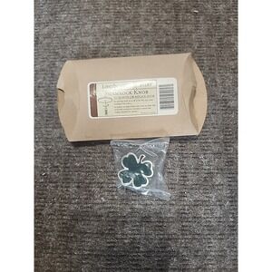 Longaberger Shamrock Knob #23382 in Original Packaging‎ Heavy Metal